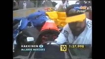 Formula 1 1995 Australian Grand Prix - Mika Hakkinen Accident