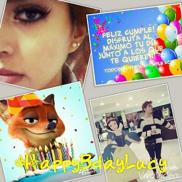#HappyBdayLucy Que sea un dia lleno de muchas sorpresas, te queremos