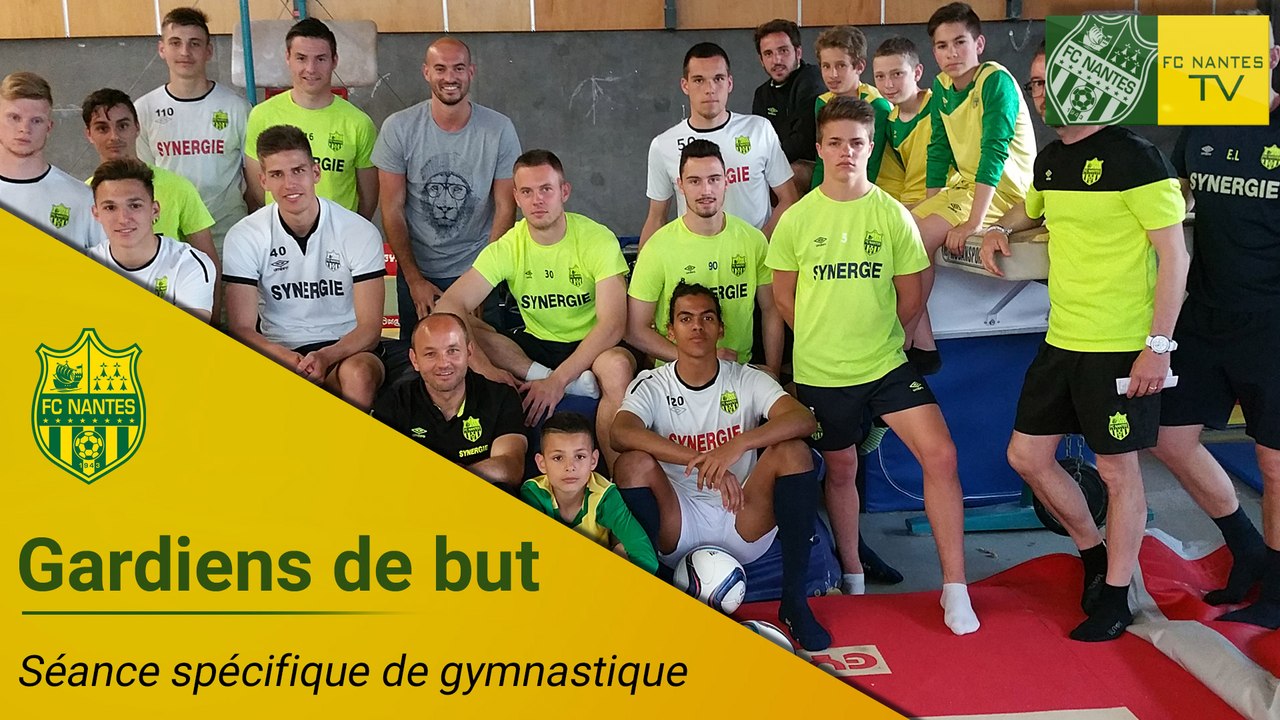 Les gardiens du FC Nantes réunis lors d'un spécifique