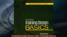 READ book  Training Design Basics Atd Training Basics Free Online