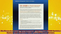 FREE EBOOK ONLINE  Six Sigma for Powerful Improvement A Green Belt DMAIC Training System with Software Tools Online Free