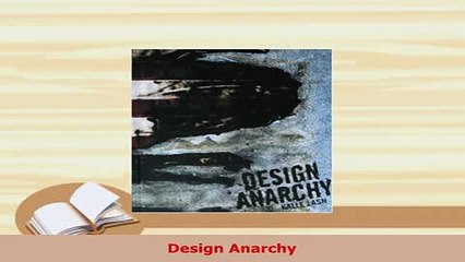 PDF  Design Anarchy PDF Online