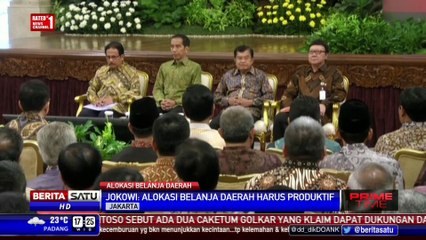 Imbauan Jokowi Penggunaan Dana Daerah