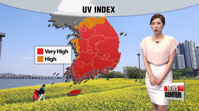 Summer-like afternoon, high UV levels