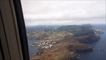 approach and landing Madeira Airport