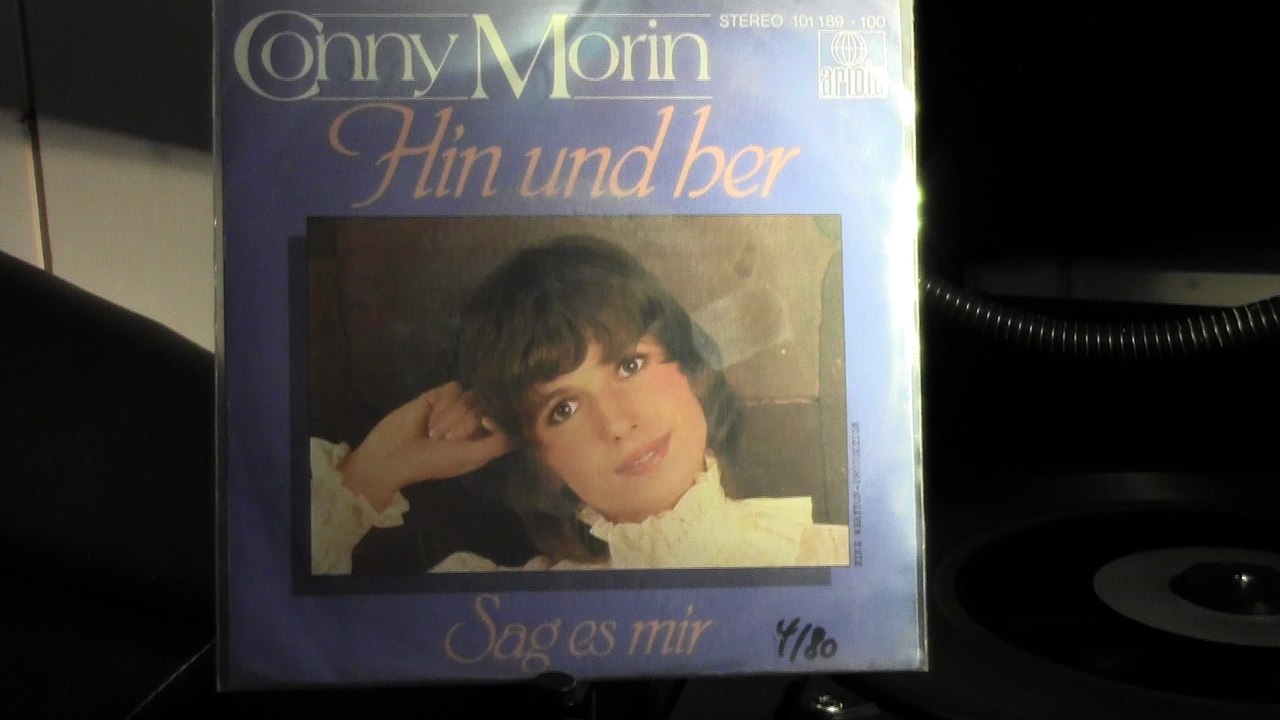 CONNY MORIN auf ARIOLA 101 189 - 100 mit dem Titel 'HIN UND HER' Vö 1980