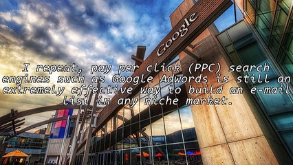 Can You Build An Opt-In Niche List With Adwords?