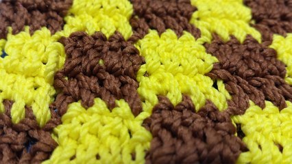 Cara Merajut Motif Kotak