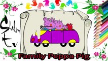 Peppa Pig riding a bike ► Peppa Pig Finger Family songs ► Peppa Pig Daddy Finger Song for Kids