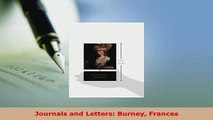 PDF  Journals and Letters Burney Frances  Read Online