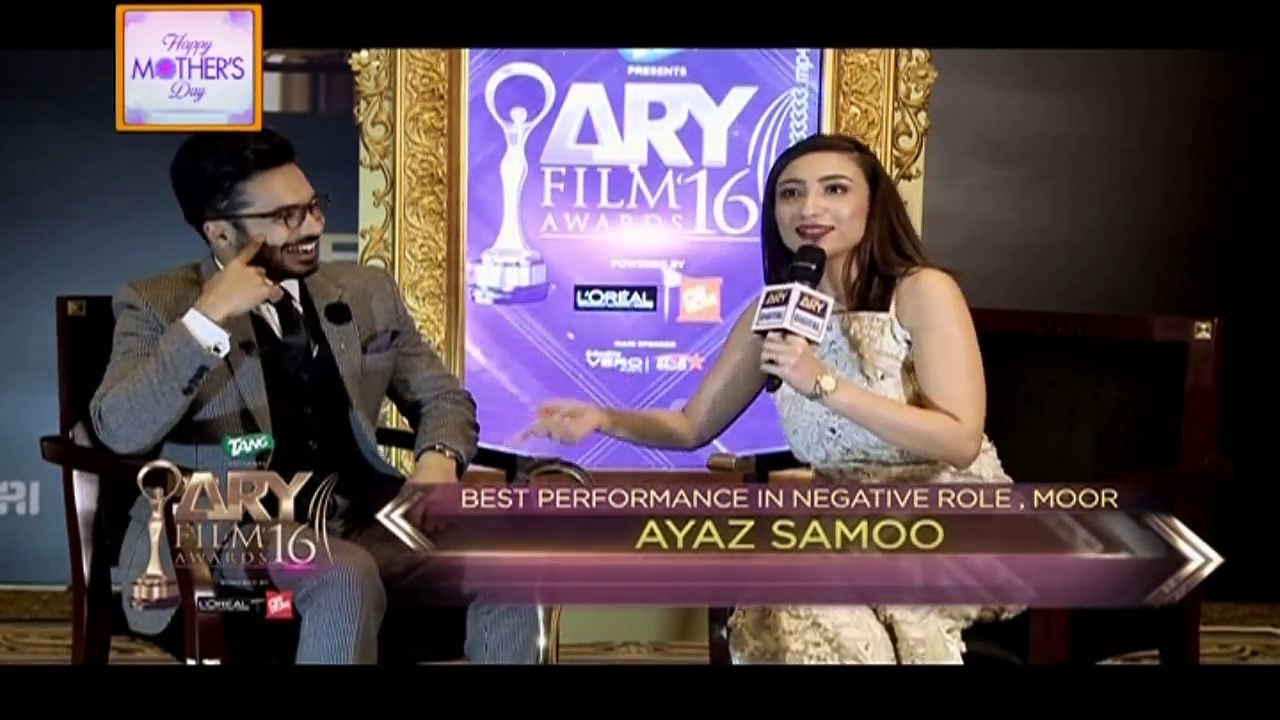 Ayaz Samoo Best Performance in Negative Role Male ,Moor - Winners Box - ARY Films Awards