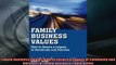READ FREE Ebooks  Family Business Values How to Assure a Legacy of Continuity and Success A Family Full EBook
