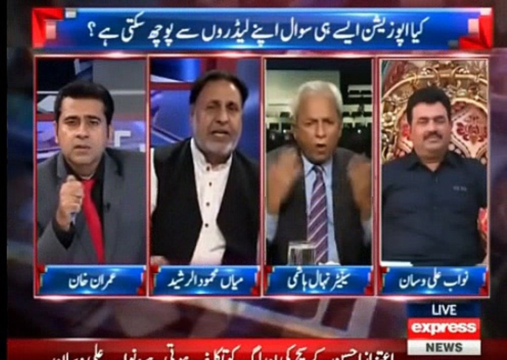 Hot Debate Between Nehal Hashmi & Mehmood-ur-Rasheed