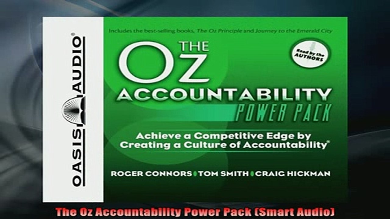 READ book  The Oz Accountability Power Pack Smart Audio Full Free