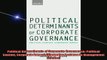 READ book  Political Determinants of Corporate Governance Political Context Corporate Impact Online Free