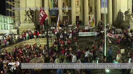 Rousseff vows to serve out term ahead of Brazil impeachment vote