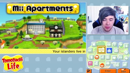 DANTDM NEW APARTMENT TOUR!! | Tomodachi Life #2