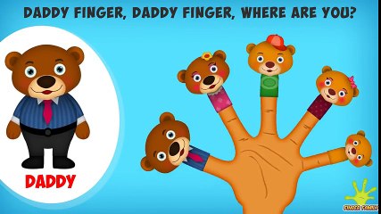 The Finger Family Bear Family Nursery Rhyme Bear Finger Family Songs