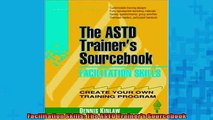 Free PDF Downlaod  Facilitation Skills The ASTD Trainers Sourcebook  DOWNLOAD ONLINE