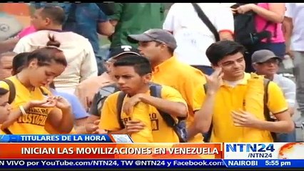 Piquete de la GNB y cierre de estación: primeros obstáculos a desarrollo de marcha opositora en Venezuela