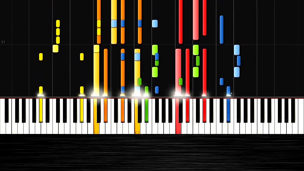 MAGIC! - Rude - IMPOSSIBLE PIANO by PlutaX - Synthesia - Piano