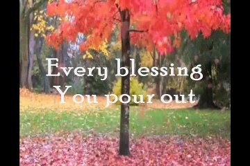Blessed be Your name(秋,前奏御言葉)歌詞14.9.28