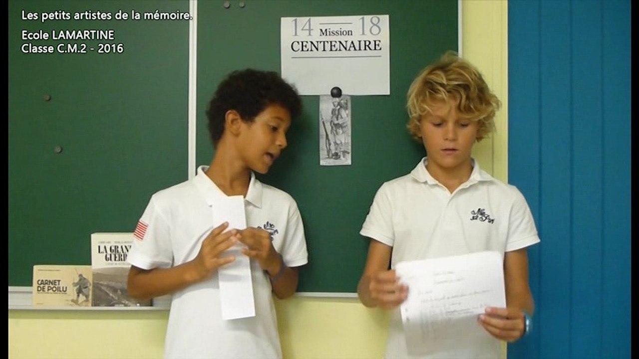 Les petits artistes de la mémoire (14-18)