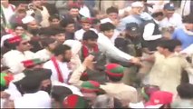 Misbehave with PTI Women MPA Ayesha Gulalai in Bannu Jalsa