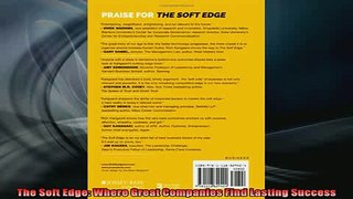 READ book  The Soft Edge Where Great Companies Find Lasting Success Free Online