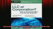 READ book  LLC or Corporation How to Choose the Right Form for Your Business  FREE BOOOK ONLINE