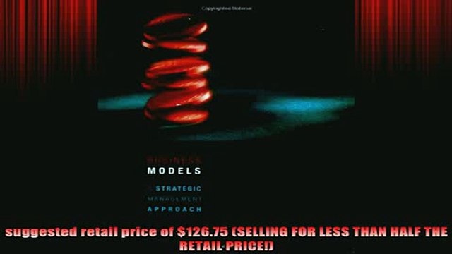 Downlaod Full PDF Free Business Models A Strategic Management Approach Online Free