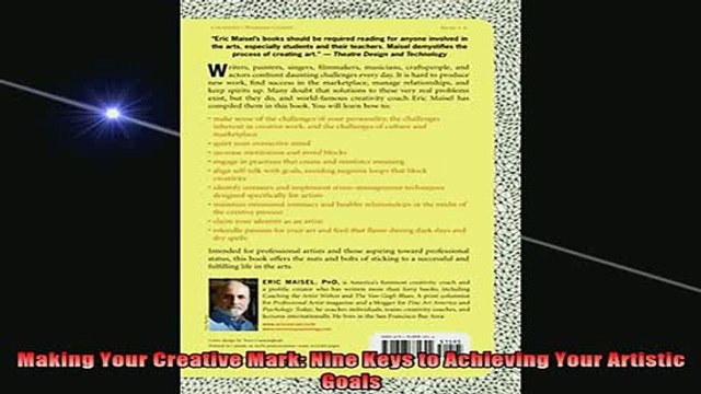READ book Making Your Creative Mark Nine Keys to Achieving Your Artistic Goals Full Free