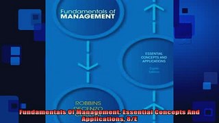 Downlaod Full PDF Free  Fundamentals Of Management Essential Concepts And Applications 8E Free Online