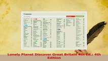 Read  Lonely Planet Discover Great Britain 4th Ed 4th Edition Ebook Free