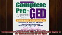 READ book  Contemporarys Complete PreGED  A Comprehensive Review of the Skills Necessary for GED  FREE BOOOK ONLINE