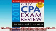 READ book  Wiley CPA Exam Review 2010 Auditing and Attestation Wiley CPA Examination Review  FREE BOOOK ONLINE
