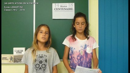 Les petits artistes de la mémoire (14-18)