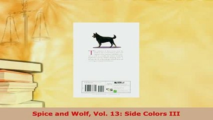 Download  Spice and Wolf Vol 13 Side Colors III  Read Online