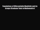 [PDF] Foundations of Differentiable Manifolds and Lie Groups (Graduate Texts in Mathematics)