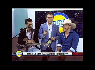 MARCELO LIMA E ALESSANDRO NO CLUBE TV