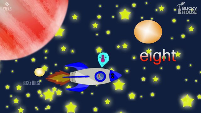 123 Song - Numbers Song for Children Rockets Cartoon for Babies Learning Numbers for Kids