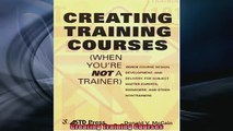 READ book  Creating Training Courses Full EBook