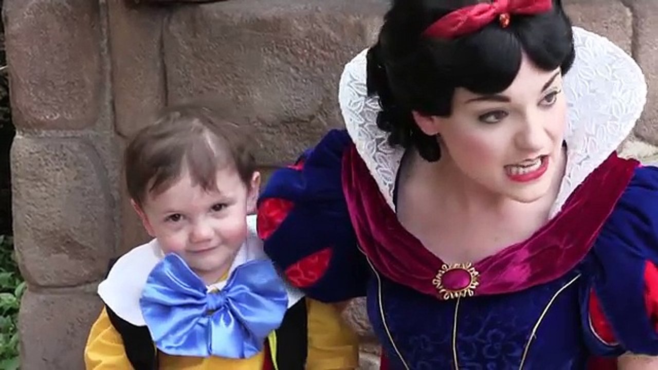 My 2 year old son falls in love with Snow White at Walt Disney World - Autism and Disney