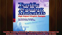 Downlaod Full PDF Free  Terrific Training Materials High Impact Graphic Designs for Workbooks Handouts Instructor Online Free