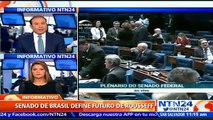 Sesión del Senado que decidirá el futuro de Dilma Rousseff podría extenderse hasta la madrugada de este jueves