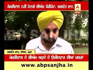 Kejriwal will not be CM candidate of Punjab- Mann