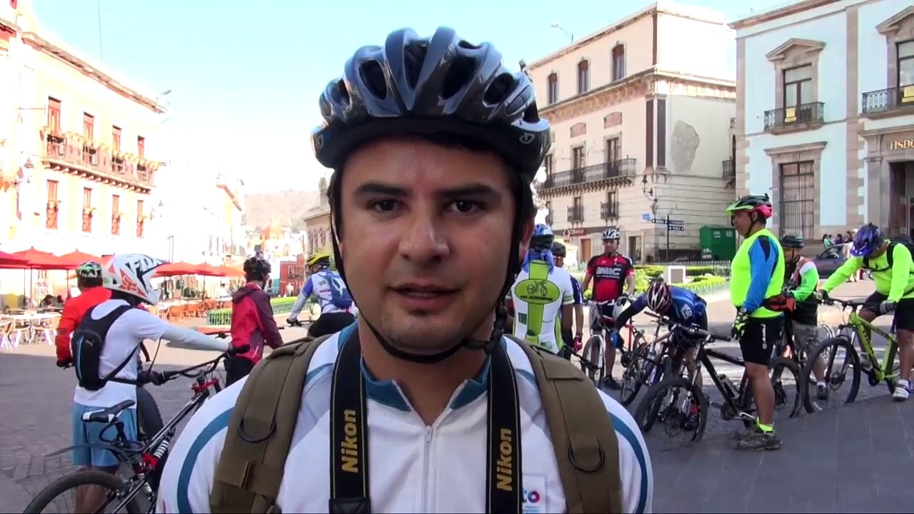 Pedaleada dominical de la Liga Municipal de Ciclismo de Guanajuato