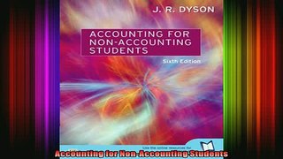 READ book  Accounting for NonAccounting Students  FREE BOOOK ONLINE