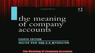 READ book  The Meaning Of Company Accounts  DOWNLOAD ONLINE