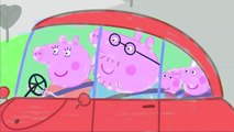Daddy Pig, Mummy Peppa Pig and George in Car Peppa pig 1080p New episodes coloring book funny 30 min